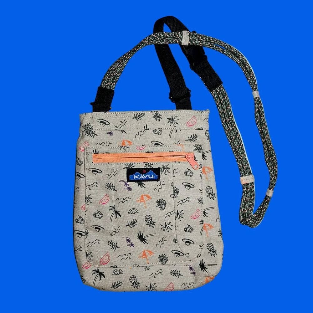 Kavu Keepalong Tropical Crossbody Rope Sling Bag